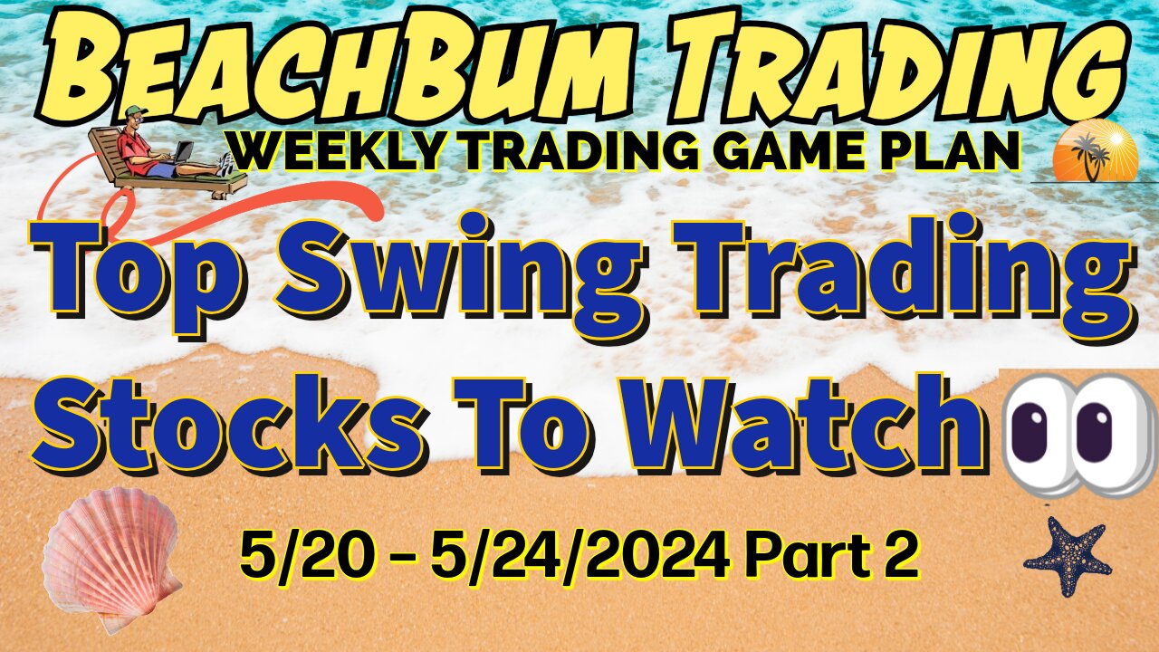 Top Swing Trading Stocks to Watch 👀 | 5/20 – 5/24/24 | TSLA ZSL EPV FNGD GDXD CRT MOS SIRI & More