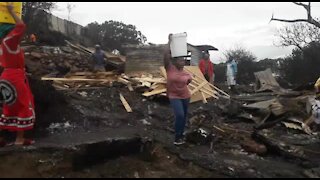 SOUTH AFRICA - Durban - Kenville shack fire (Videos) (RWm)