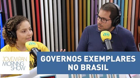 Carina Vitral e Paulo Mathias discordam ao falar sobre governos exemplares no Brasil