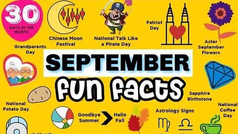 SEPTEMBER FUN FACTS