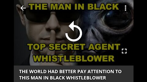 You Might Want To Listen To This Man In Black Whistleblower