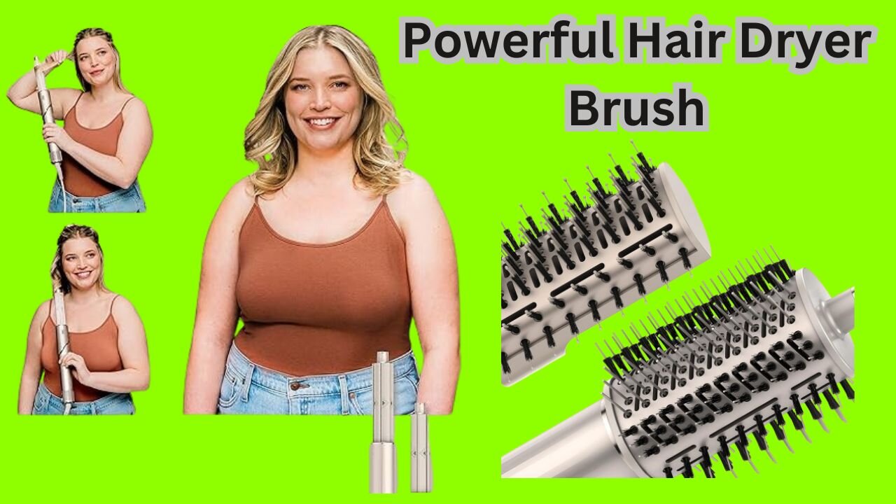 Powerful Hair Dryer Brush Review #dryer #review