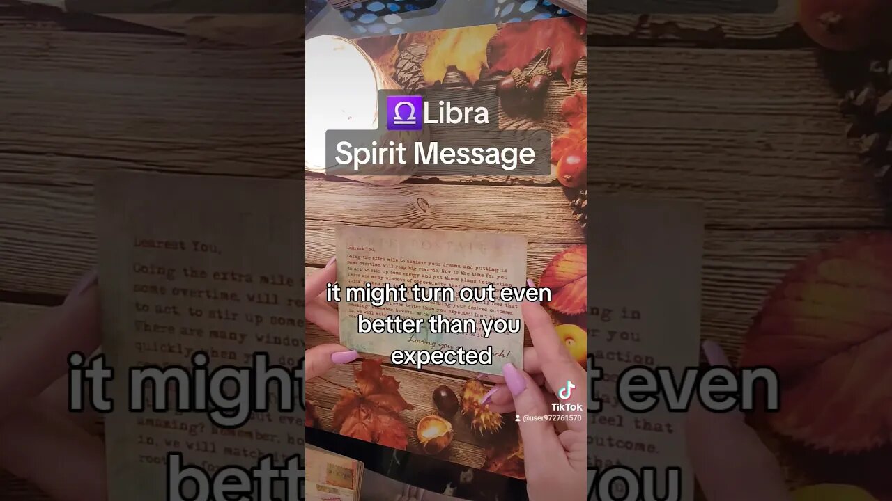 ♎ Libra~Spirit Message for September Tarot