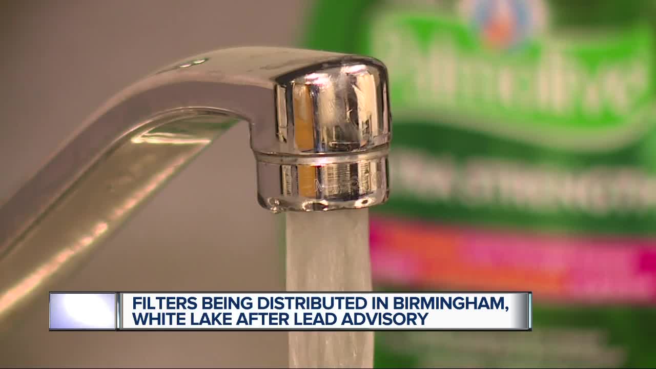 Filters being distributed in Birmingham, White Lake after lead advisory