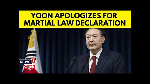 South Korean President Yoon Suk Yeol Apologized For Martial Law Attempt | South Korea News | N18G