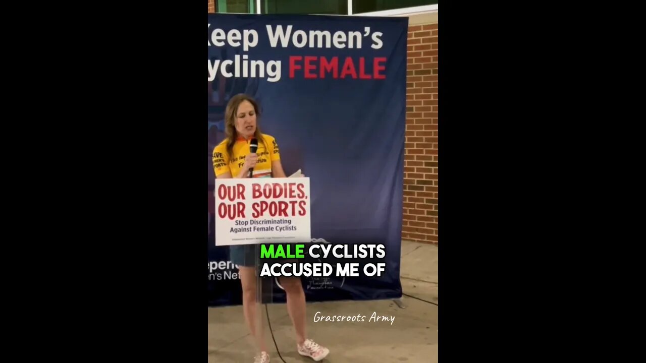 INSANE! Female Cyclists Reported For Harassment For Wearing A Shirt That Said, "Save Women's Sports"
