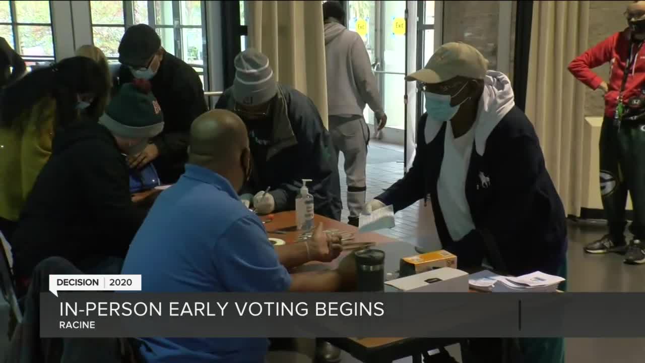 More than 500 people have already early voted in Racine