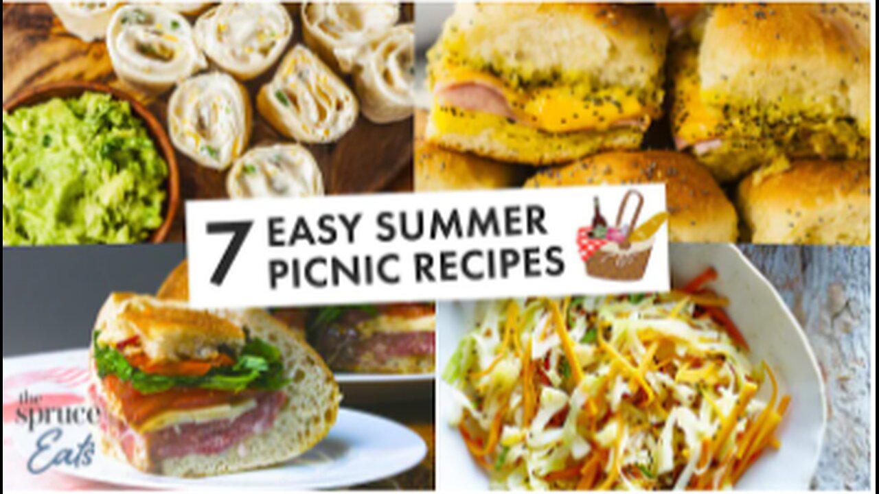 7 Easy Picnic Food Ideas For Your Next Summer Picnic! 🍉 🌈 The Spruce Eats #PicnicIdeas