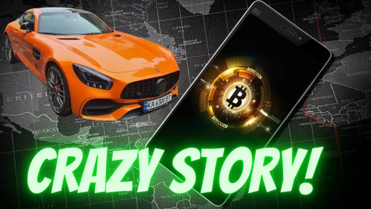 The Mystery Of the Orange Bitcoin Car....