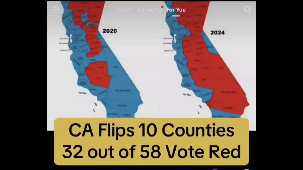 CA flips 10 counties in red