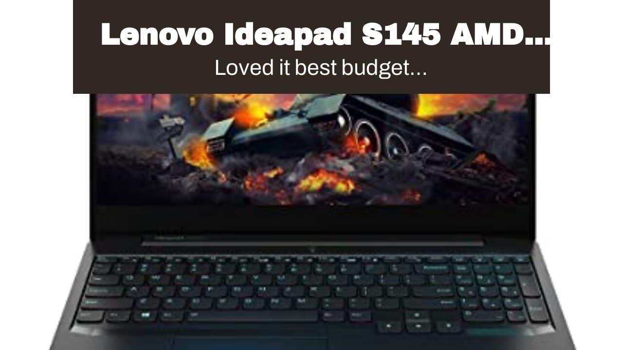 Lenovo Ideapad S145 AMD Ryzen 5 15.6" (39.62cms) Full HD Thin and Light Laptop (8GB1TB HDDWin...