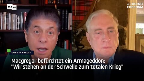 Macgregor befürchtet ein Armageddon: "Wir stehen an der Schwelle zum totalen Krieg"