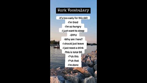 Work Vocabulary