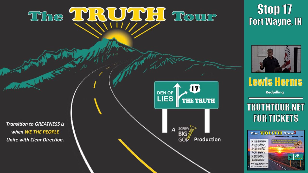 Lewis Herms, REDPILLING, Truth Tour 1, Fort Wayne IN, 7-17-22