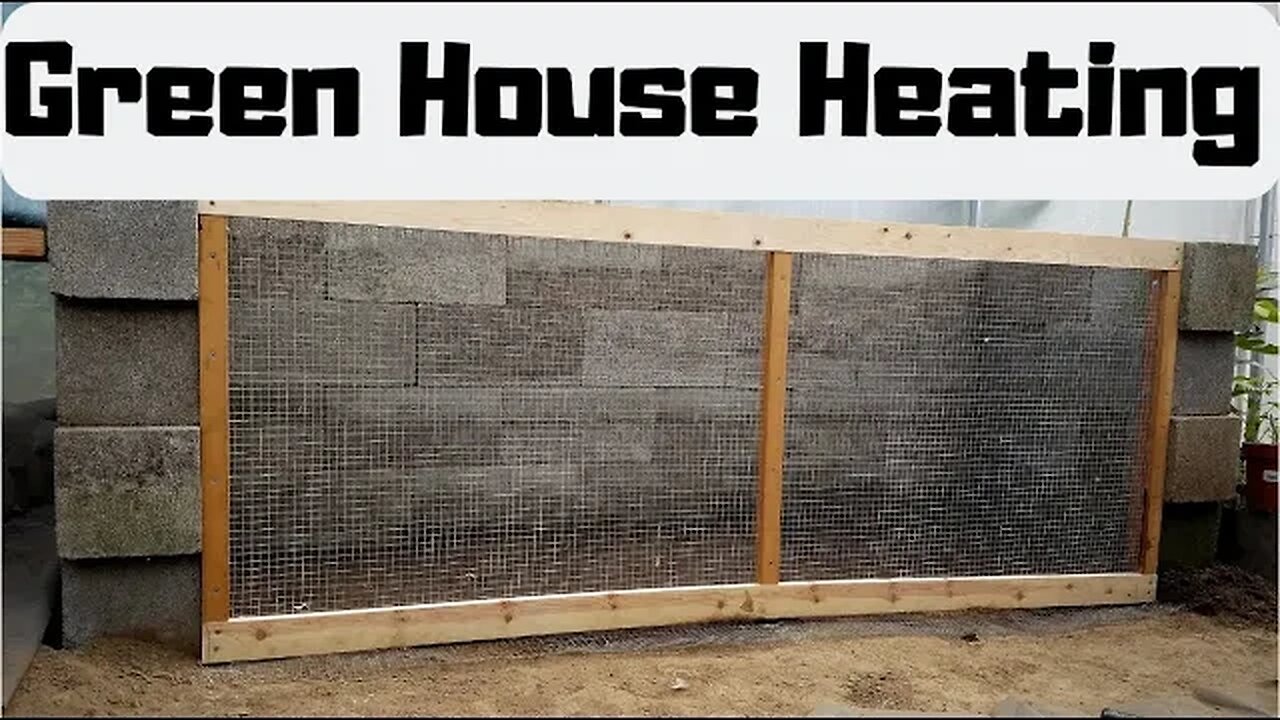 Heating a green house (part 2) (Hybrid aquaponic system)