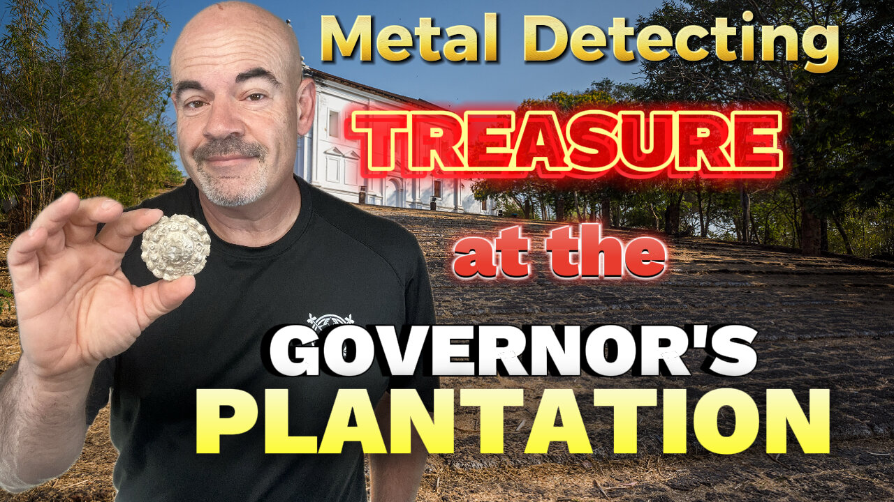 Metal Detecting Treasure at the Governor's Plantation #civilwar #history