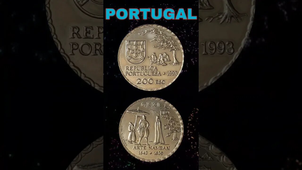 Portugal 200 escudos 1993.#shorts #coinnotesz