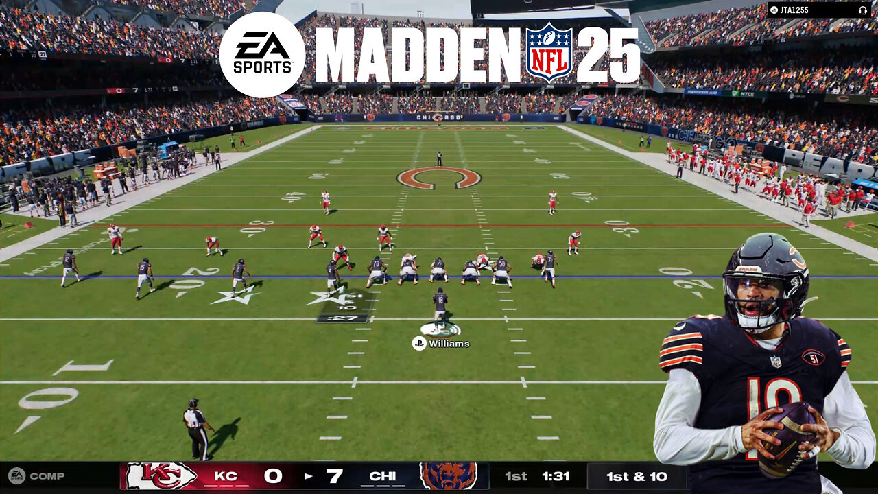 Caleb Williams vs Kansas City Chiefs In Madden NFL 25!