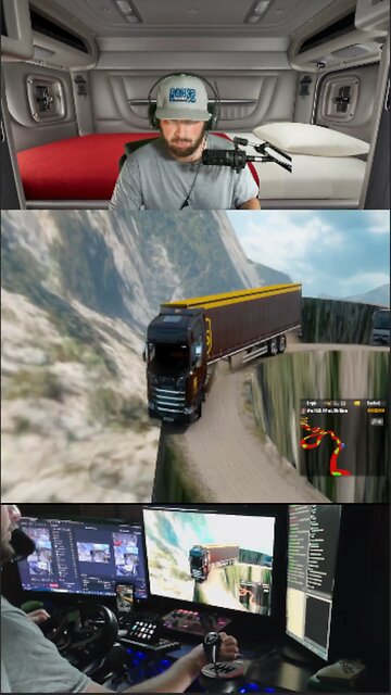 UPS driver almost lost it