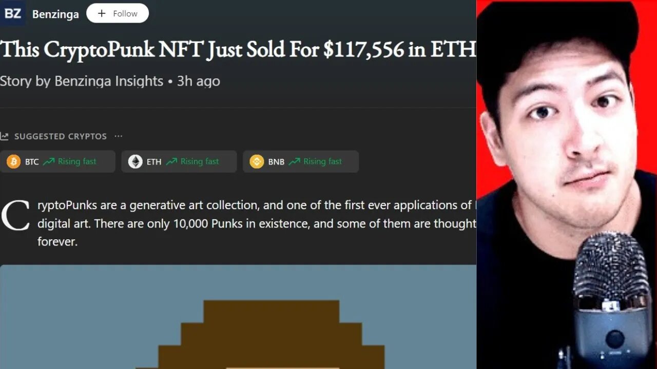 THIS CRYPTOPUNK NFT SOLD FOR $117,556 IN ETH