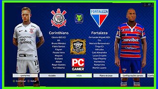 CORINTHIANS X FORTALEZA - PES2021 PATCH THE BEST 9.9.1 BRASILEIRÃO 2023 - QUARTA RODADA