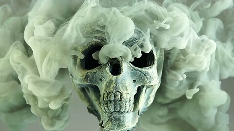 INCREDIBLE SMOKE ART WITH SKULL | MAKING INK ART