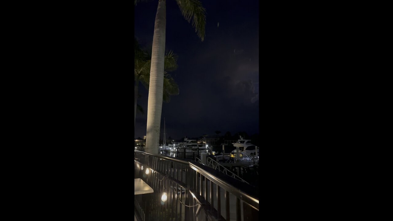 Storms in Paradise #FYP #cjsonthebay #Thunderstorm #EsplanadeShoppes #MarcoIsland #4K