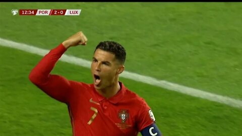 Cristiano Ronaldo Hat Trick Against Luxembourg