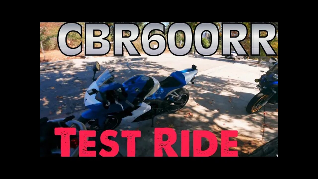 HONDA CBR600RR l EXHAUST SOUND l 1ST RIDE l TRACK BUILD EP.65