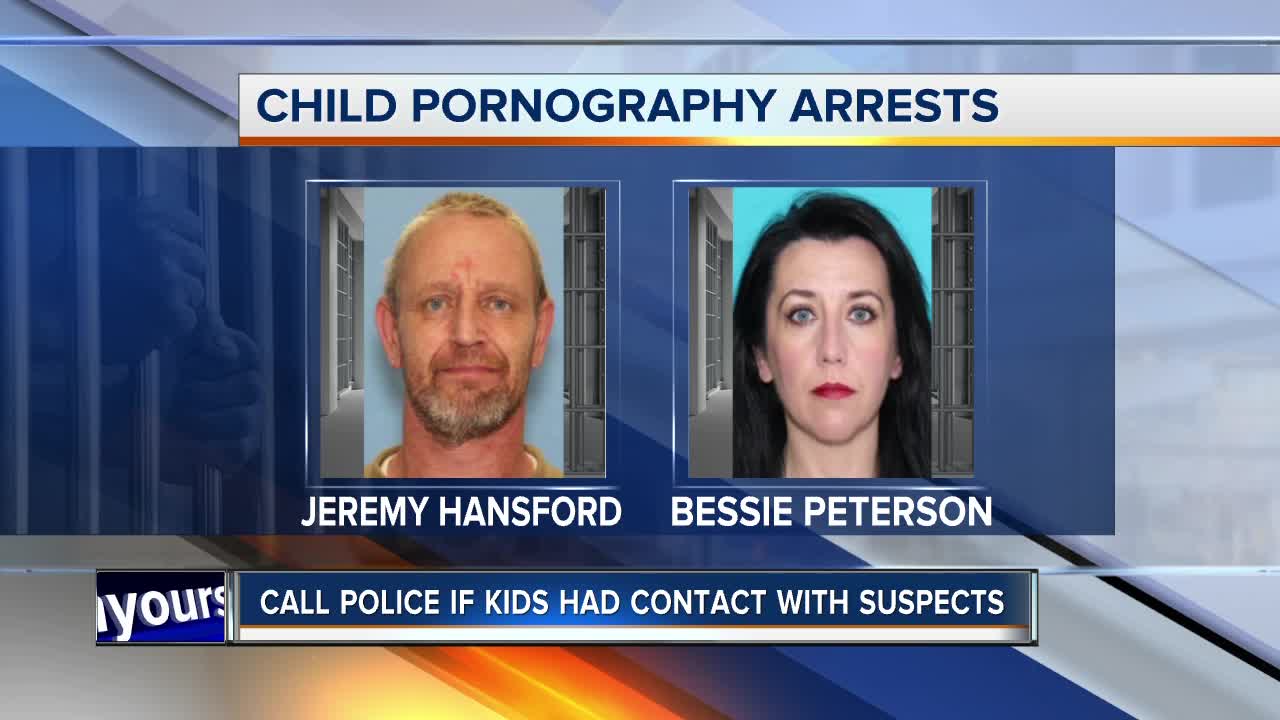 Two suspects arrested after large amounts of child porn found in Idaho City home