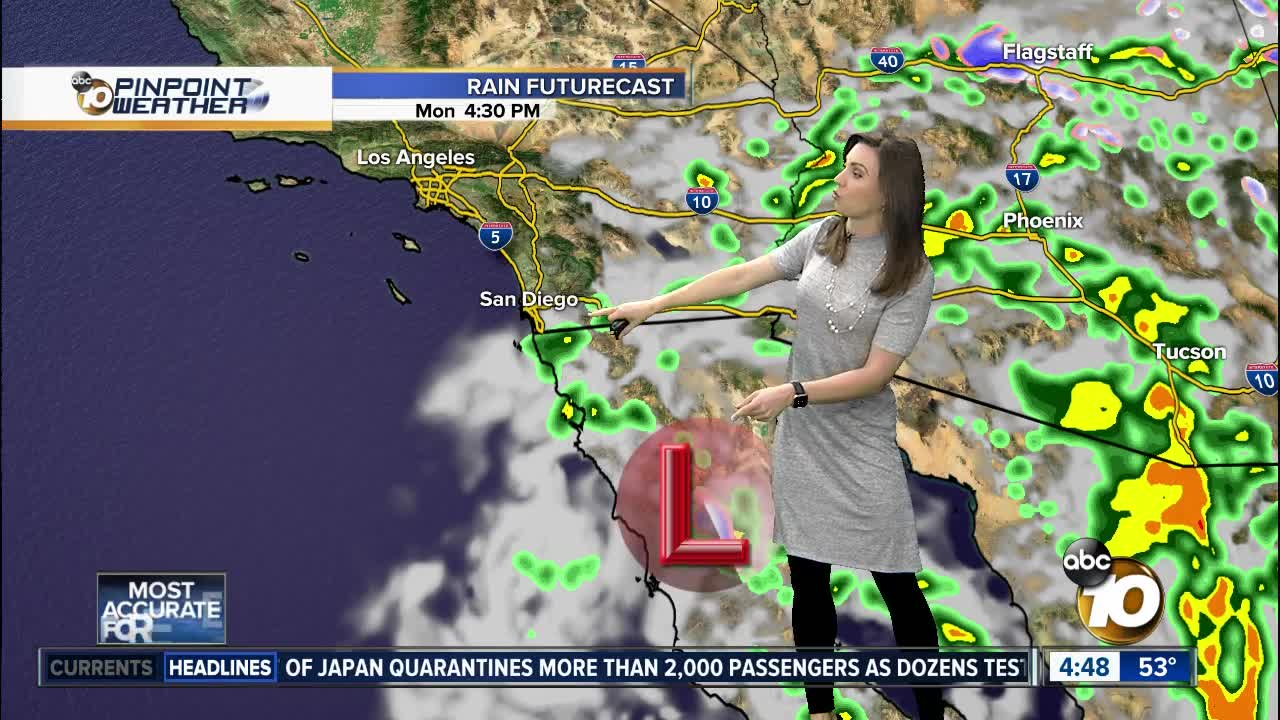 10News Pinpoint Weather with Meteorologist Megan Parry