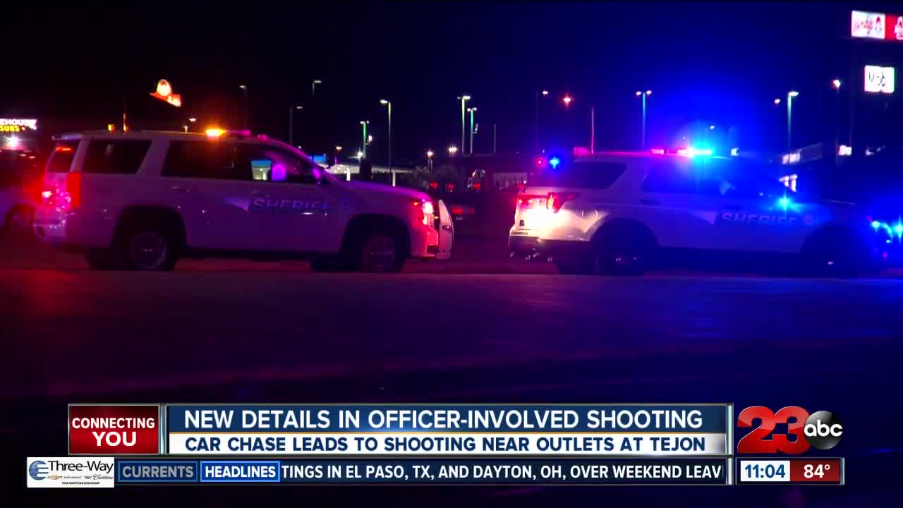 New details in officer-involved shooting near Outlets at Tejon