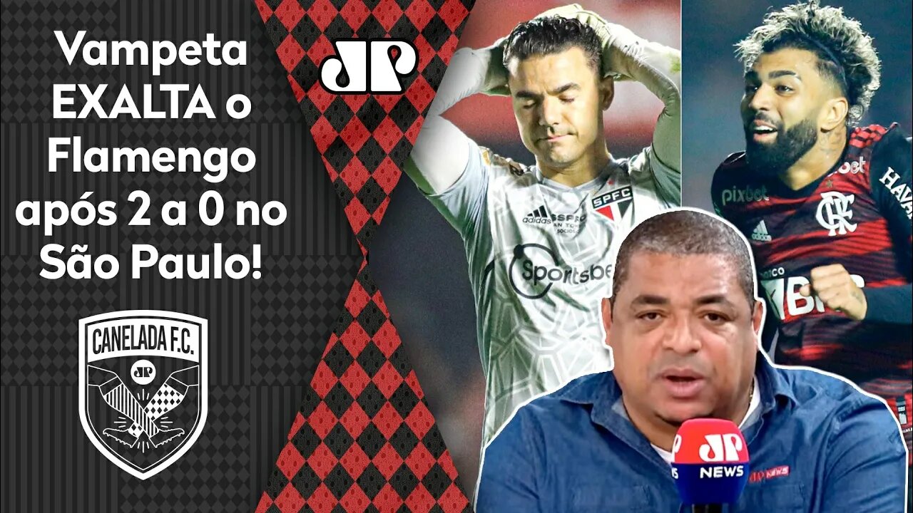 "O Flamengo tá MUITO BEM! Ó: pra mim, ESSE TIME VAI..." Vampeta EXALTA Mengão após 2x0 no São Paulo!