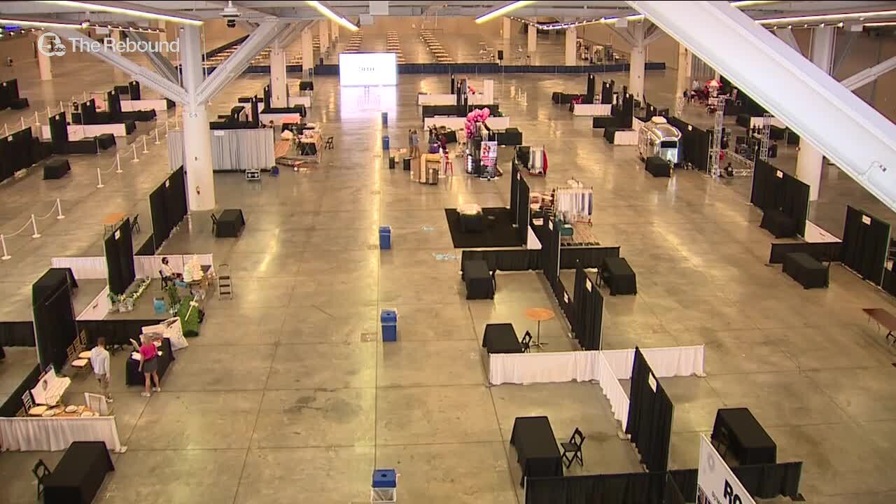 Huntington Convention Center reopens for the first time in a year with Today’s Bride Show