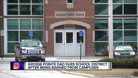 Police say Grosse Pointe Parent sues to lift a ban on attending son’s school events quick thinking actions saved his own life during gas station robbery caught on video