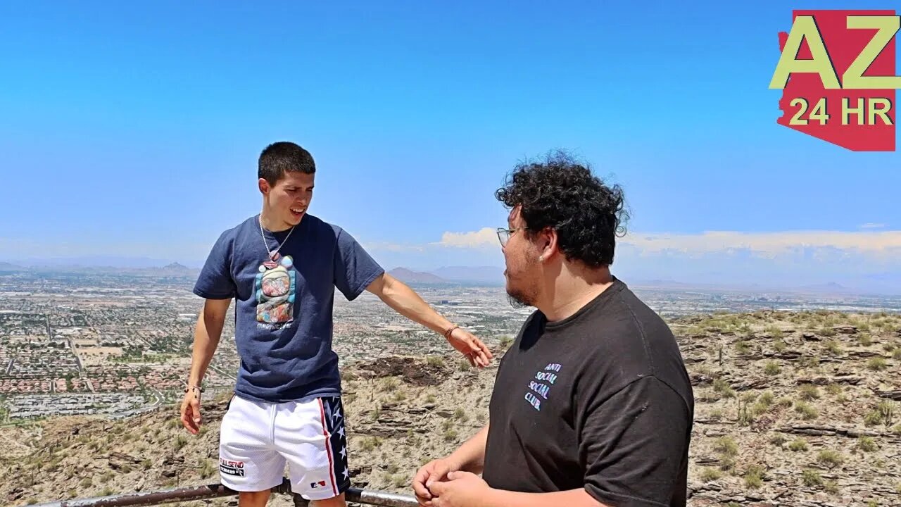 PUSHING MY FRIEND OFF A MOUNTAIN