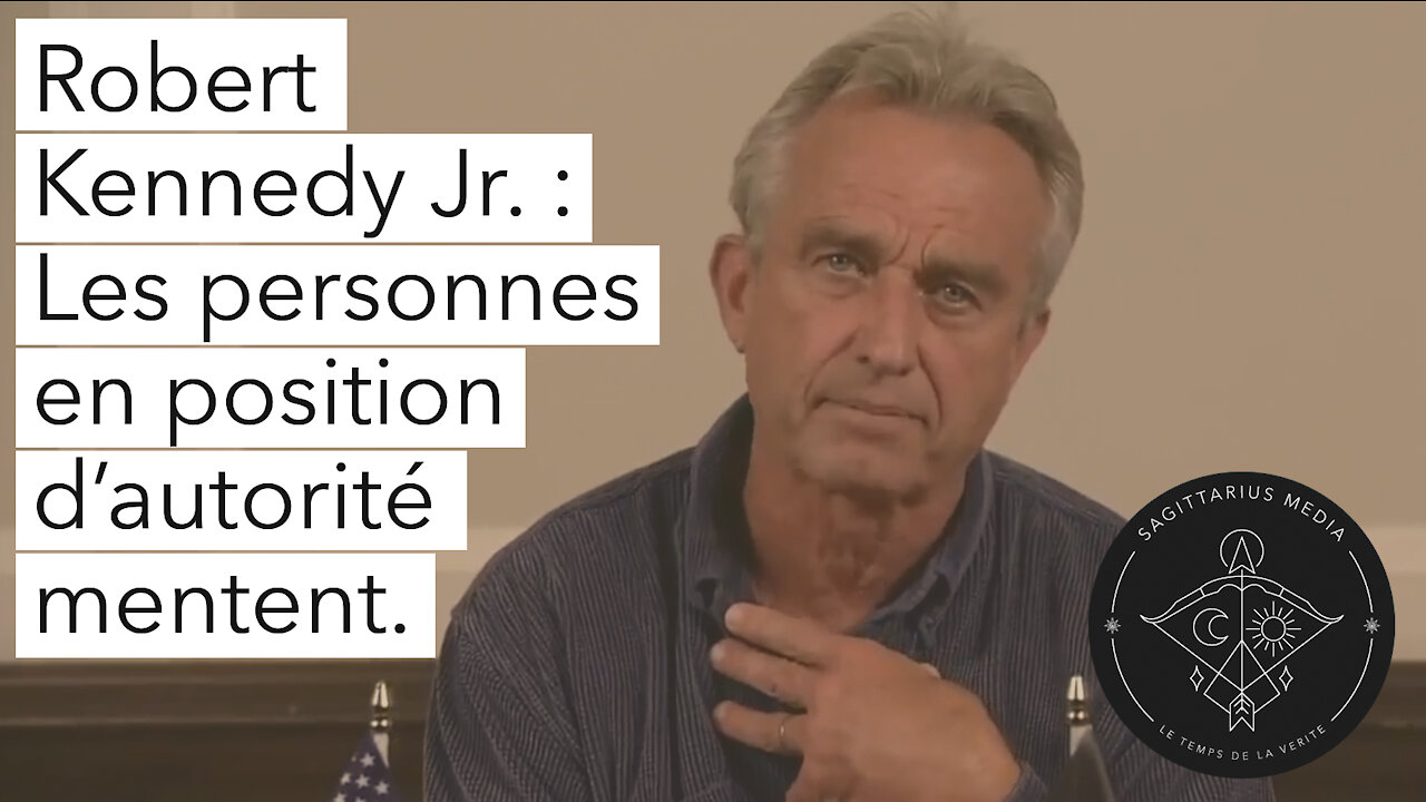 Robert Kennedy Jr. - Conférence du 28 août 2020 à Berlin