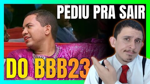 BRUNO GAGA desiste do BIG BROTHER BRASIL por causa da sua SAÚDE MENTAL