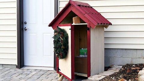 How to Build a Package Drop Box | Only 3 Tools Used!