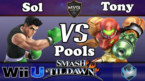 MVG|Sol (Little Mac) vs. Tony (Ness & Samus) - SSB4 Pools - Smash 'til Dawn