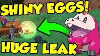 SHINY EGGS AND SHINY HUNTING DETAILS! HUGE POKEMON SCARLET AND VIOLET LEAKS!