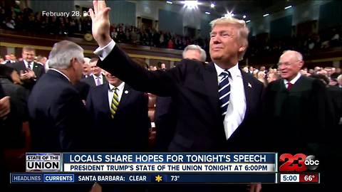 Locals share hopes for State of the Union address