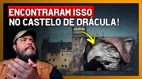 ENCONTRARAM ISSO - No castelo do conde Drácula (Romênia) - Seria um duende? um Bruxo?