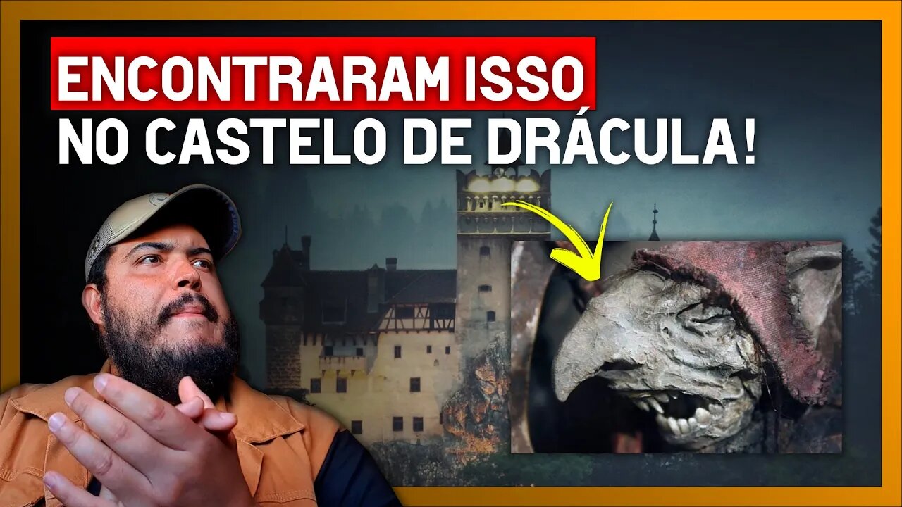 ENCONTRARAM ISSO - No castelo do conde Drácula (Romênia) - Seria um duende? um Bruxo?