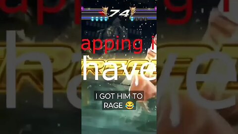 I MADE HIM RAGE 🤣 #shorts #tekken #funnymoments