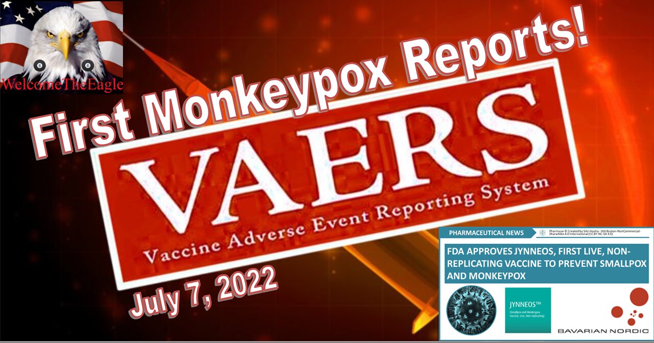 MonkeyPox hits VAERS Jul1st and More Mass Deletions and Throttling