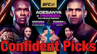 UFC 281 Adesanya Vs Pereira Most Confident Picks