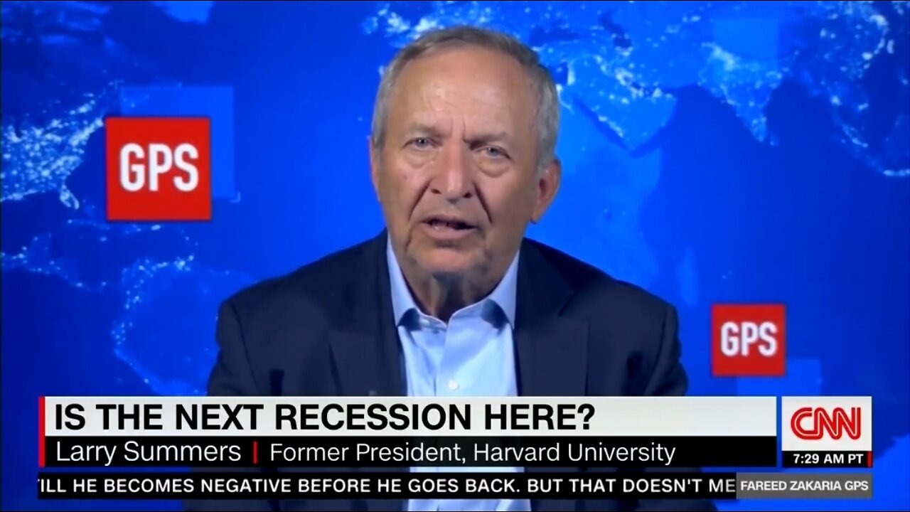 Fmr Obama Economic Advisor Warns a Very High Likelihood For a Recession