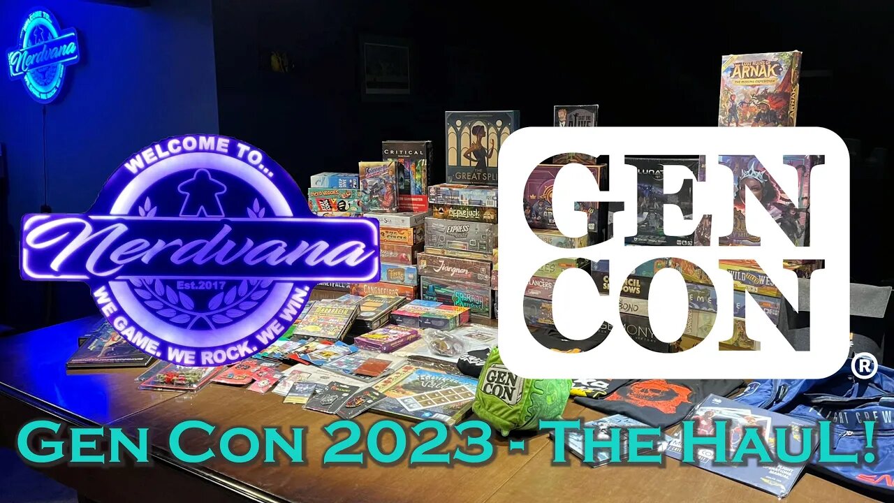 Gen Con 2023 The Haul!