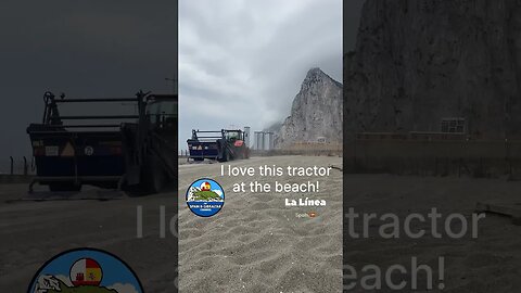 Beach Sweep Tractor in Spain